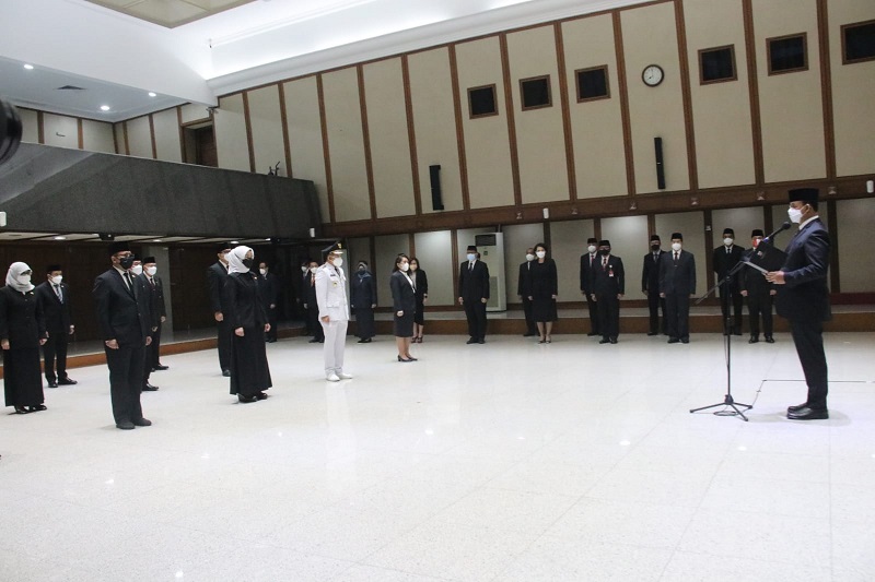 Pelantikan pejabat. (Foto: Antara)