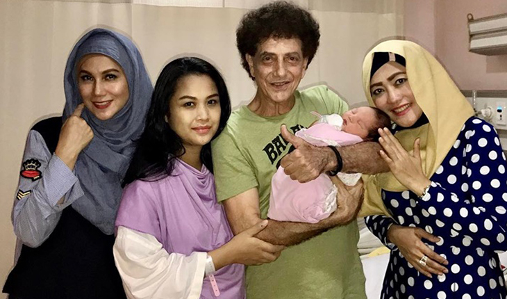 Di Usia ke-70, Ahmad Albar Dikaruniai Bayi Perempuan