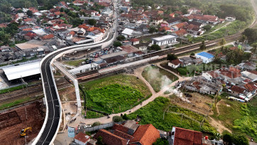 Melihat Progres Pembangunan Jalan Layang dan JPO Tenjo Akan Segera Beroperasi 