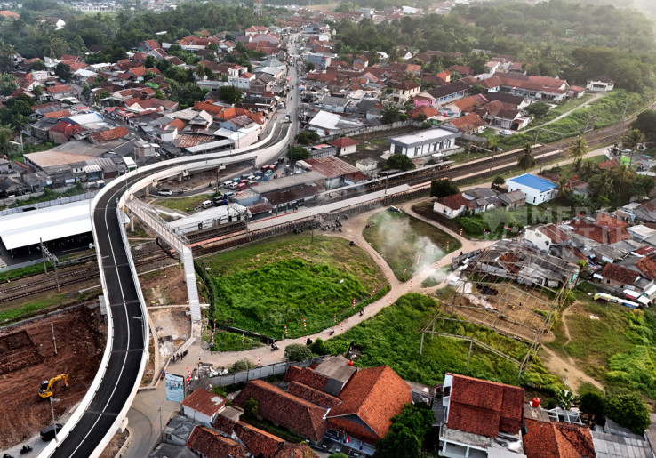 Melihat Progres Pembangunan Jalan Layang dan JPO Tenjo Akan Segera Beroperasi 
