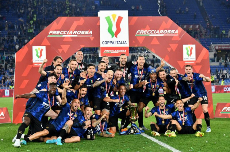 Taklukan Juventus  4-2, Inter Juara Coppa Italia 2021/22