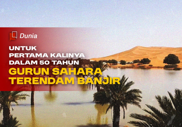 Gurun Sahara Terendam Banjir untuk Pertama Kalinya Selama 50 Tahun
