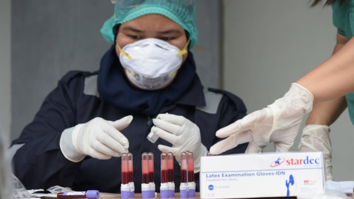  BIN Gelar Rapid Test di Kawasan MRT Blok M Jakarta Selatan