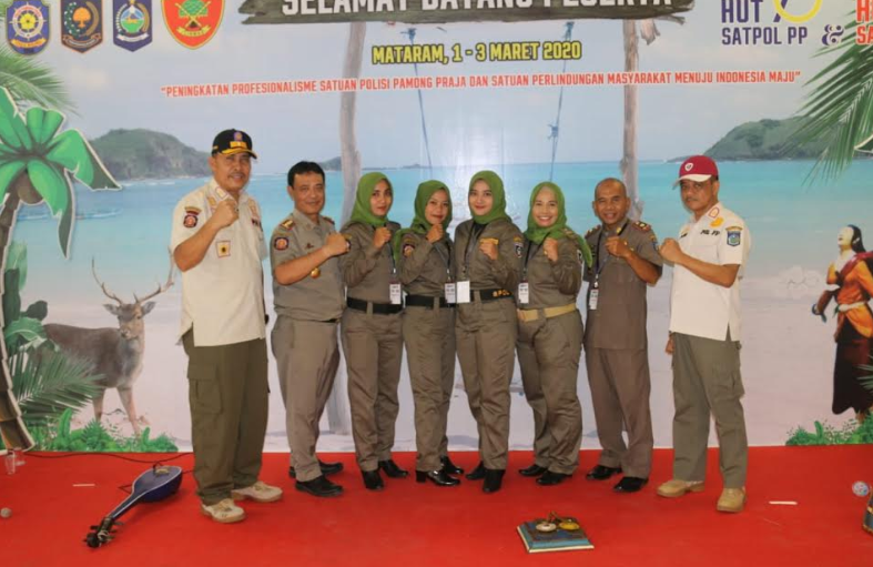 Satpol PP dan Sat Linmas se-Indonesia Serbu Pariwisata di Mataram
