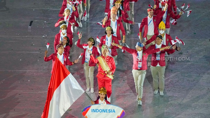 6 Fakta Menarik Defile Tim Indonesia saat Pembukaan SEA Games 2021