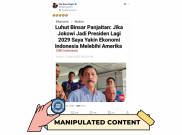 [HOAKS atau FAKTA]: Luhut Yakin Ekonomi Indonesia Melebihi AS jika Jokowi Jadi Presiden Lagi