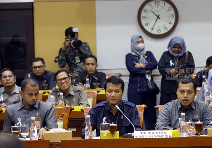 Audiensi Solidaritas Hakim Indonesia dengan Pimpinan DPR Bahas Kesejahteraan Hakim