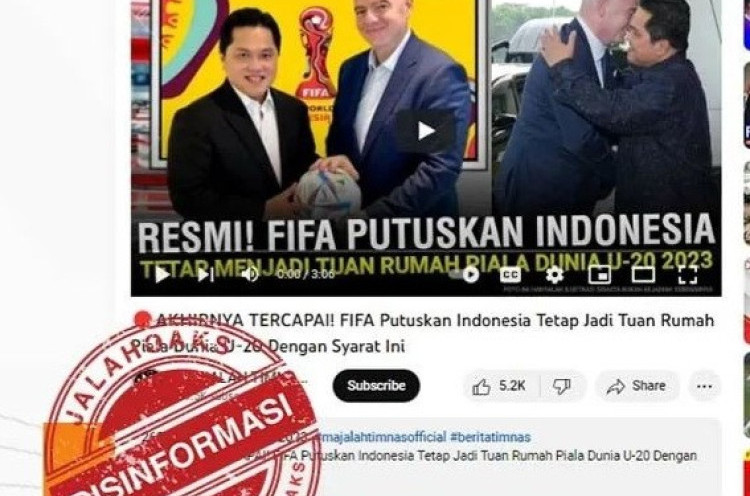 [HOAKS atau FAKTA]: Indonesia Tetap Jadi Tuan Rumah Piala Dunia U-20