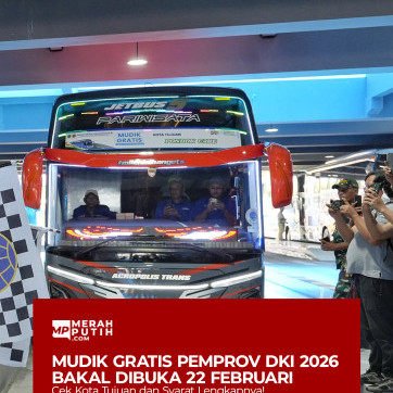 Mudik Gratis Pemprov DKI 2026 Bakal DIbuka 22 Februari, Cek Kota Tujuan dan Syarat Lengkapnya!