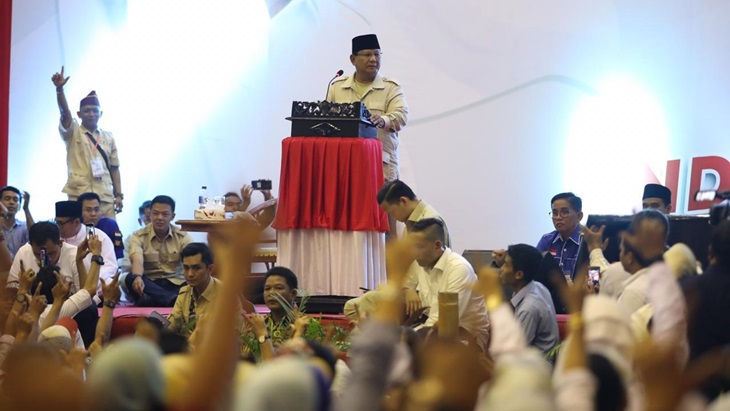 Di Jambi Prabowo Bicara soal Tugas Seorang Pemimpin