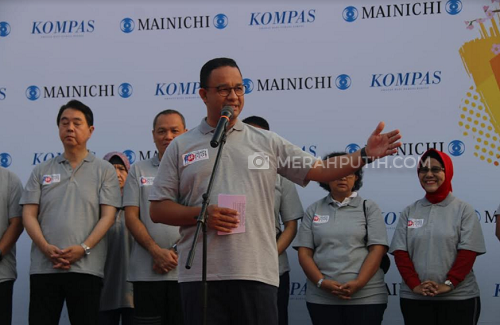 Anies Harap Jakarta Kizuna Ekiden Perkuat Hubungan Indonesia-Jepang