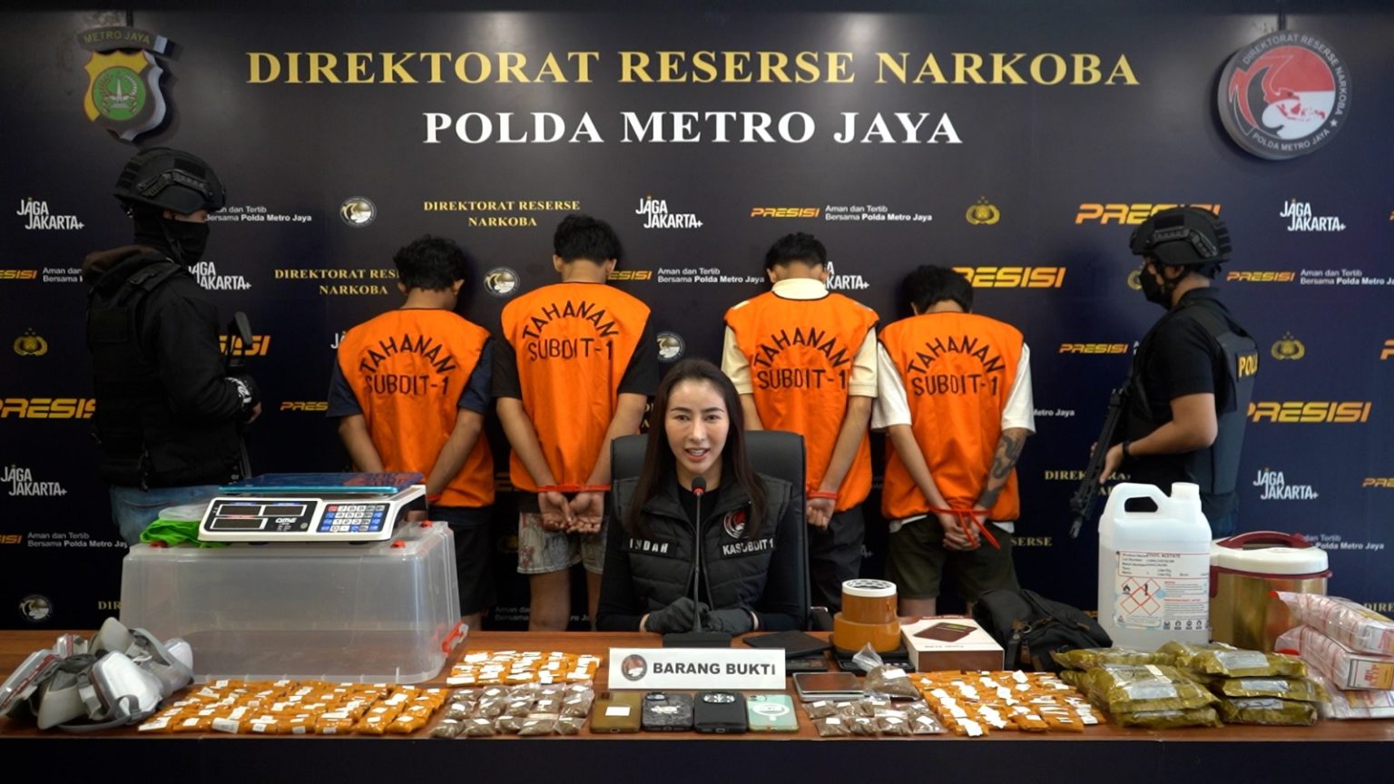 Polda Metro Jaya Bongkar Sindikat Tembakau sintetis Melalui Investigasi Digital