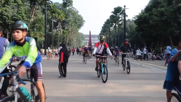 Olah Raga Dibatasi 1 Jam di Ring Road SUGBK, Polisi Siap Sapu Warga yang Ngeyel