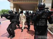 8 Orang Terduga Teroris Ditangkap Densus 88 di Aceh