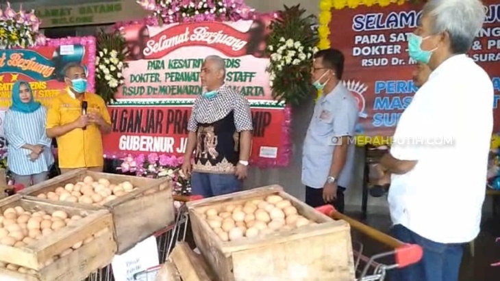  RSUD dr Moewardi Rawat 3 Pasien Positif COVID-19, Pinsar Kirim 2000 Telur Ayam