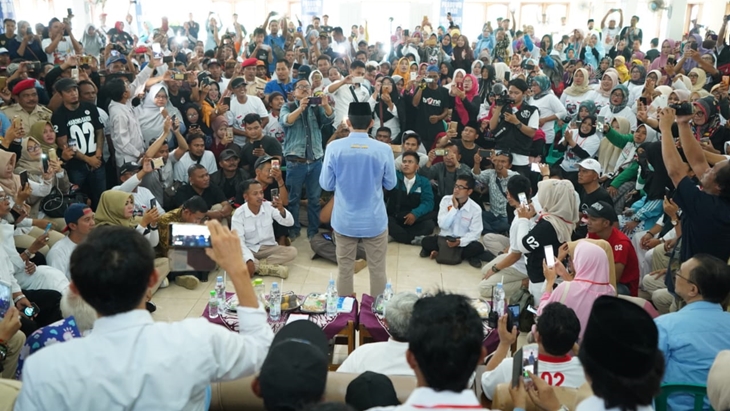 Sandiaga Uno saat berkunjung ke Pengandaran. (BPN)