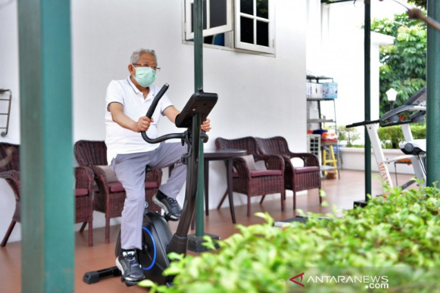 Berikut Besaran Kalori yang Berhasil Dibakar Wapres Ma'ruf Sejak 'Social Distancing'