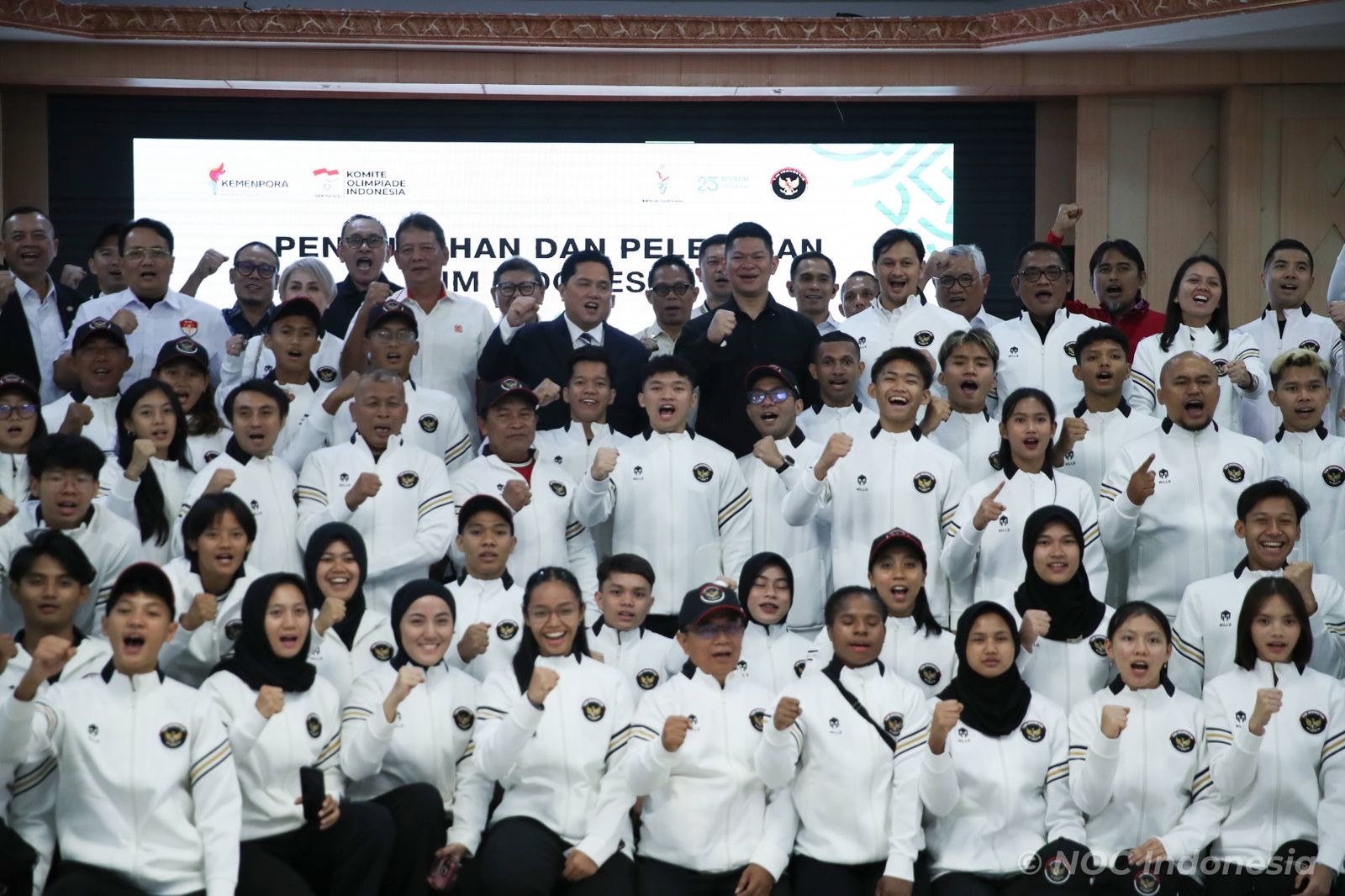 Lepas Kontingen Indonesia ke AYG dan ISG 2025, Erick Thohir: Pahlawan yang Kita Kirim untuk Berperang