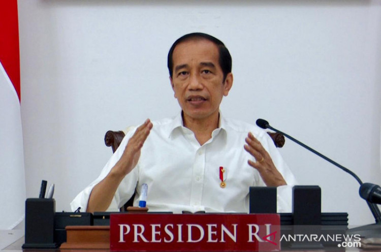 [HOAKS atau FAKTA]: Mengundurkan Diri, Jokowi Pamit ke Menteri di Istana Negara