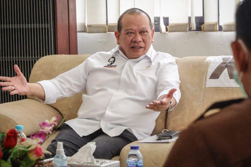Ketua DPD RI AA LaNyalla Mahmud Mattalitti. ANTARA/HO-DPD RI.