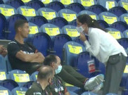 Momen Cristiano Ronaldo Ditegur tak Pakai Masker
