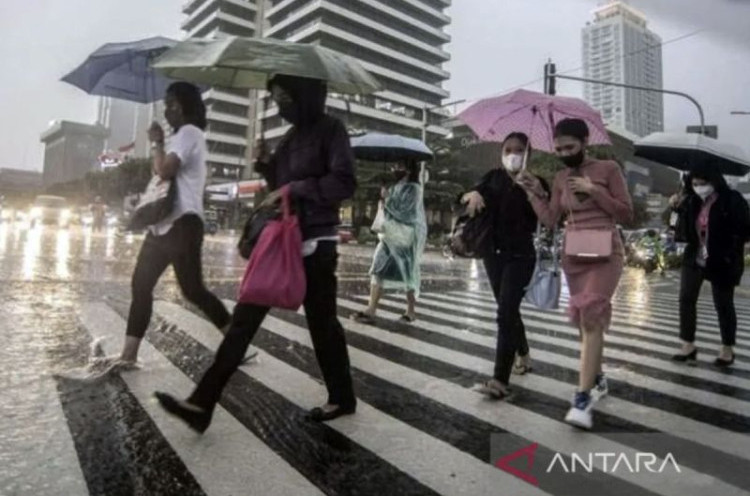 3 Wilayah DKI Jakarta Diperkirakan Hujan Ringan dari Siang hingga Malam