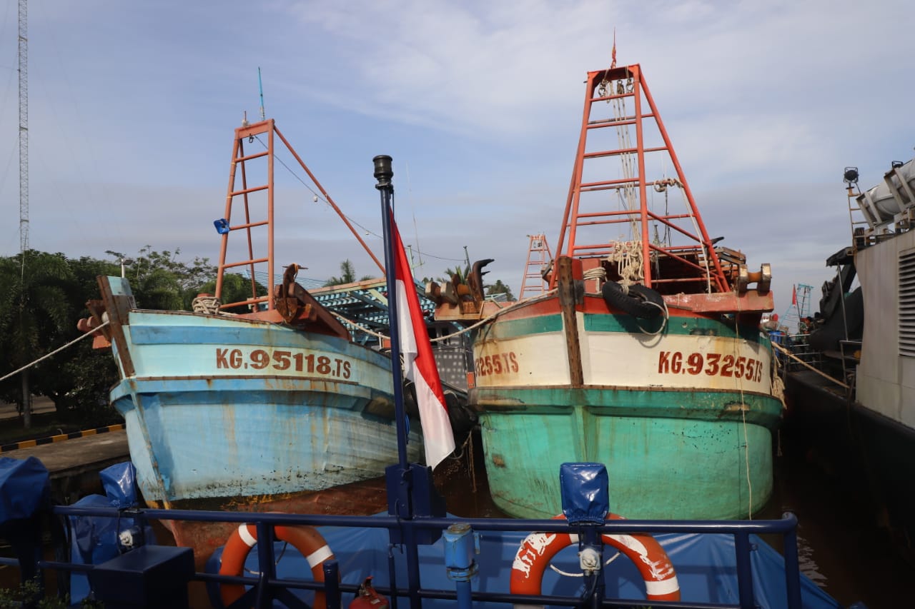 Kapal nelayan. (Foto: KPK)
