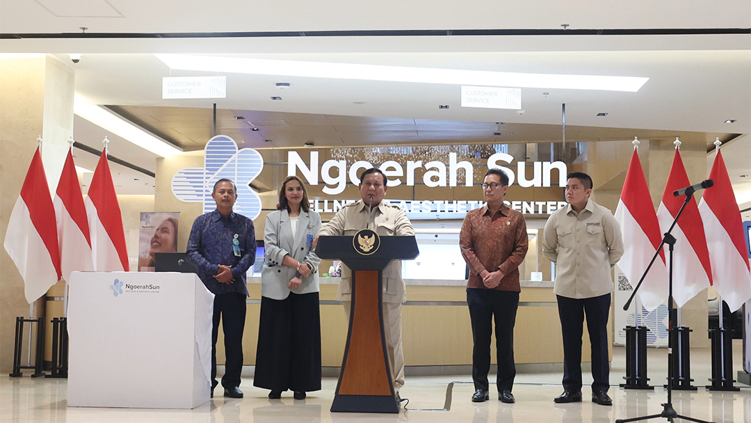 Bali kini Punya RS Pusat Estetika, Prabowo: Perawatan Wajah tak Perlu lagi Jauh-Jauh ke Korea