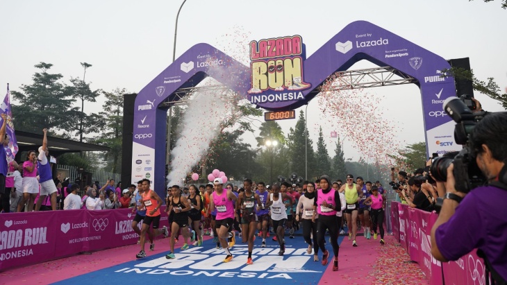 Lebih dari 8 Ribu Orang Ikuti Lazada Run