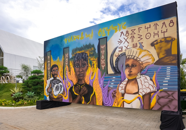 Mural Wakanda di Sudut Indonesia