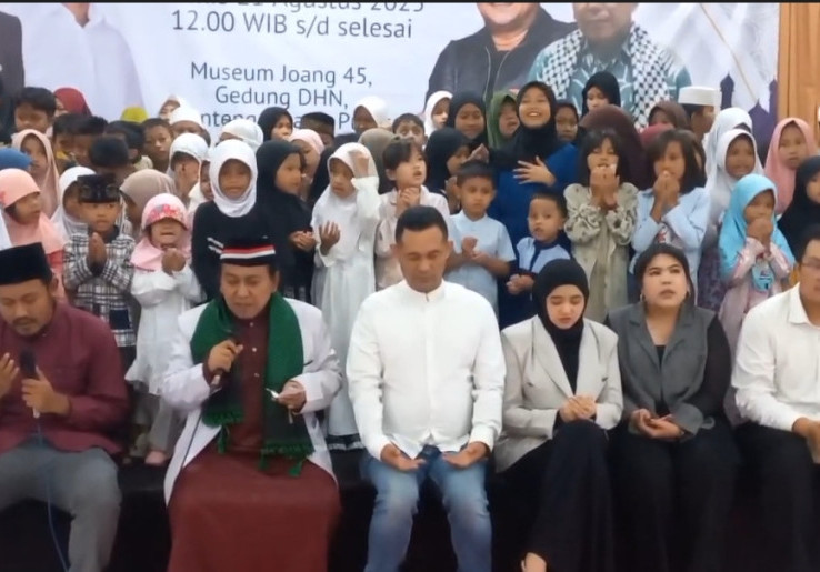 Rawat Optimisme Indonesia Cerah, Boni Hargens Gelar Doa Bersama Anak Yatim