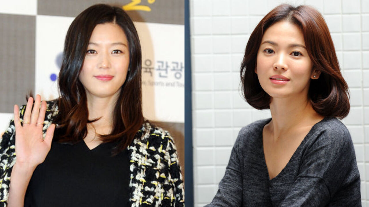 Jun Ji-hyun dan Song Hye-kyo. (Foto SBS)