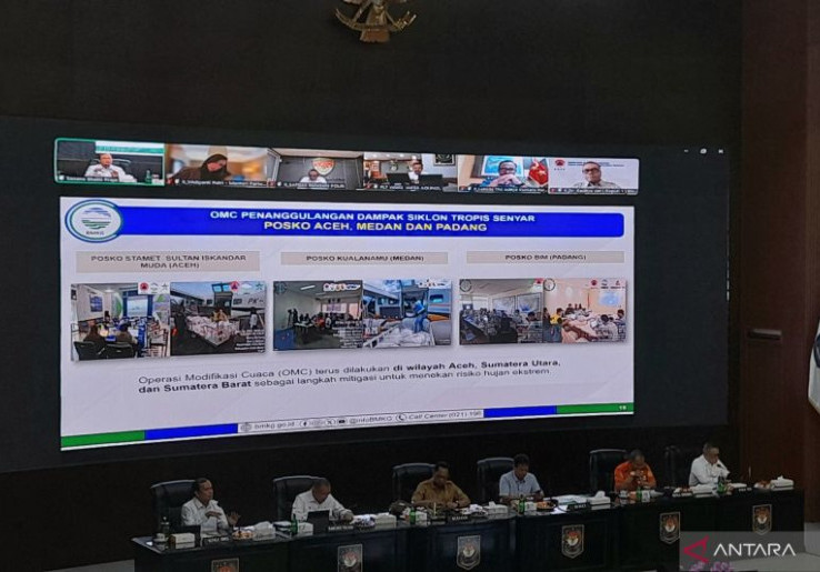 BMKG Coba Kendalikan Cuaca di Langit Sumatra Hingga 3 Desember