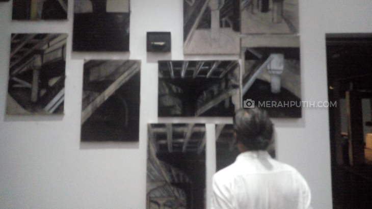 Suasana Pameran 'Gambaur di Studiohanafi. (MP/Zaimul Haq)