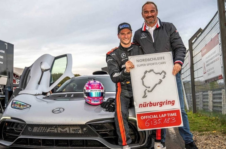 Mercedes-AMG One Pecahkan Rekor di Nürburgring 