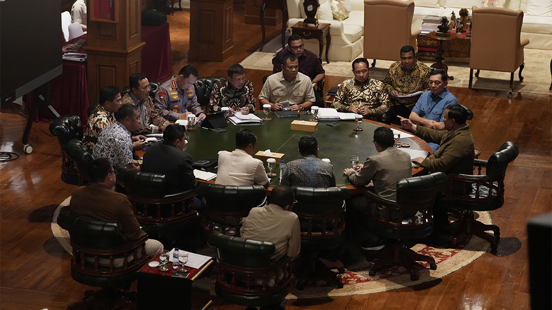 Ratas di Hambalang, Prabowo Bahas Pendidikan hingga Stabilitas Keamanan