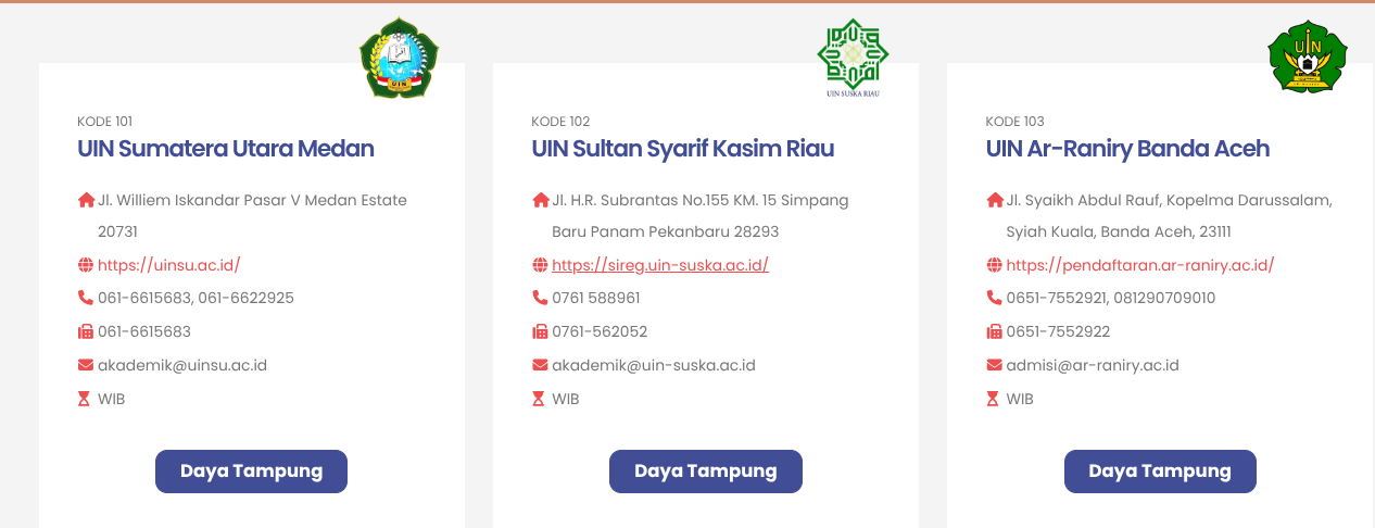 Pendaftaran UM-PTKIN 2025