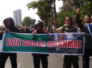Aksi Solidaritas Rohingya di Surabaya Diikuti Peserta Lintas Agama 