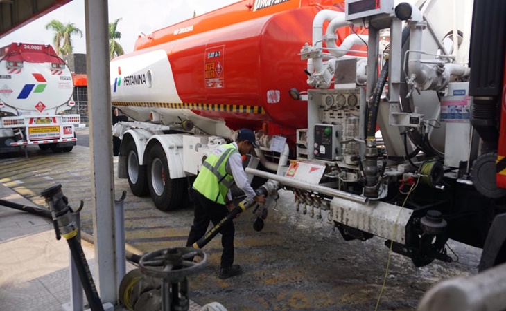 Mobil Tangki Pertamina di Yogyakarta