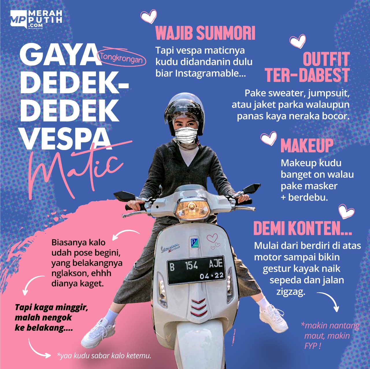 Gaya Dedek-Dedek Vespa Matic