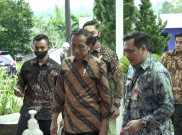 Jokowi Bersama Prabowo Resmikan Infrastruktur dan Hadiri Istigasah di Kalsel