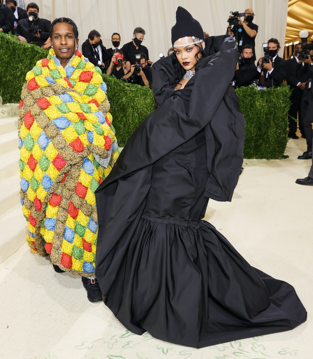 A$AP Rocky dan Rihanna. (Foto People)