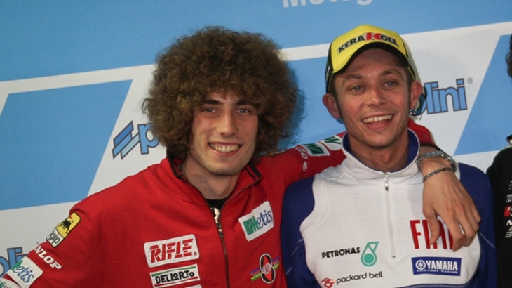 Valentino Rossi Kenang Marco Simoncelli