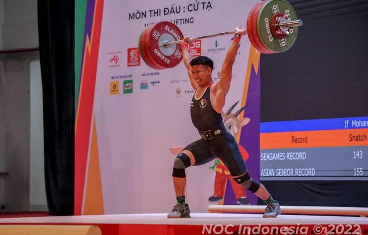 Indonesia Tambah Perak dan Perunggu Angkat Besi, Balap Sepeda Raih 1 Perak Lagi