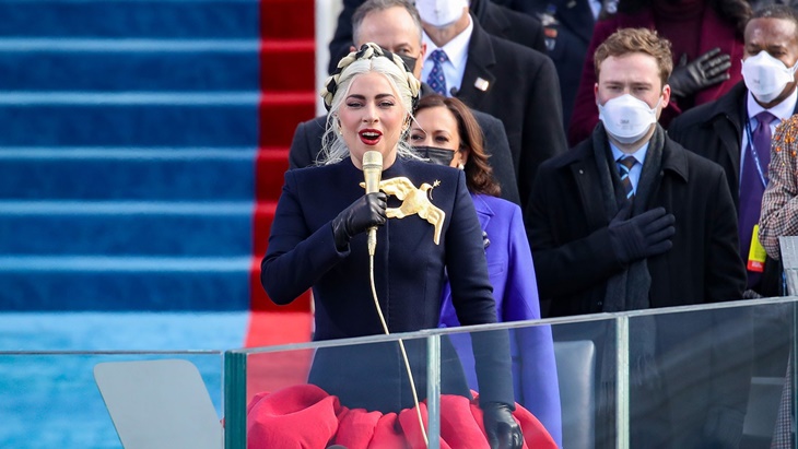 Suara Merdu Lady Gaga di Pelantikan Biden-Harris