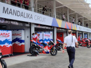 Balapan MotoGP Ditunda Karena Hujan Lebat Mengguyur Sirkuit Pertamina Mandalika