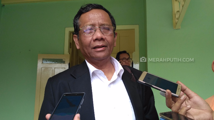 Mahfud MD saat di Kompleks Kepatihan Yogyakarta. (MP/Teresa Ika)