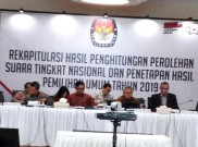  Rekapitulasi Hasil Pemilu 2019 Rampung, Jokowi-Ma'ruf Menang di 21 Provinsi