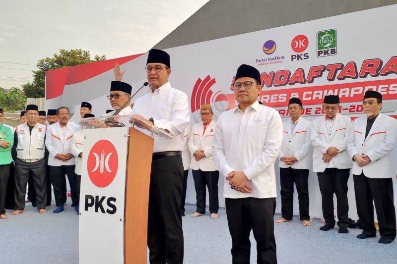 Pesta Rakyat Ramaikan Pendaftaran Anies - Cak Imin ke KPU