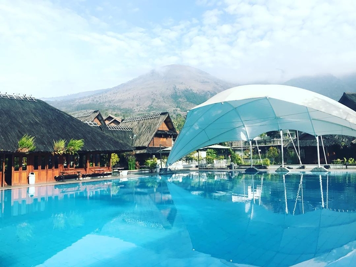Pemandian air panas Cipanas. (Foto: instagram.com/esajfathona)